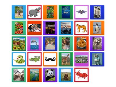 BINGO "Look 3" VOCABULARY