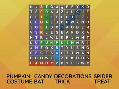 Halloween Vocabulary