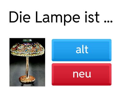 Adjektive Wohnen (A1 Lek 09)