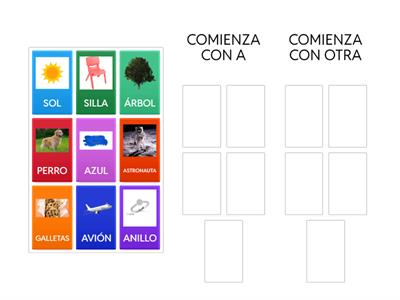 PALABRAS QUE COMIENZAN CON A