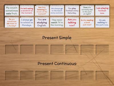 Present simple or Continuous