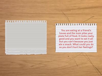 Problem-solving situations