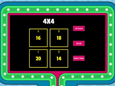  LAS TABLAS DE MULTIPLICAR