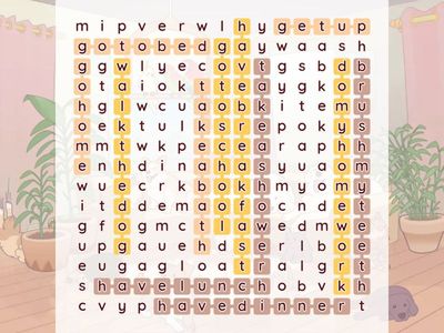 U4 Daily Routine Vocabulary