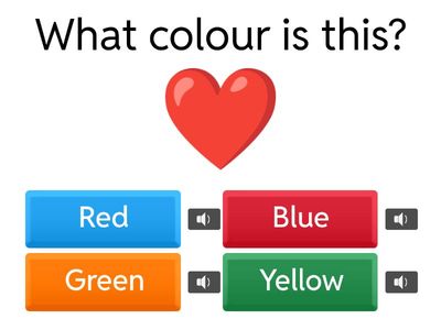 Basic Colours Quiz