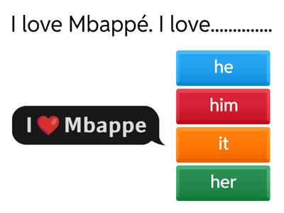 subject and object pronouns