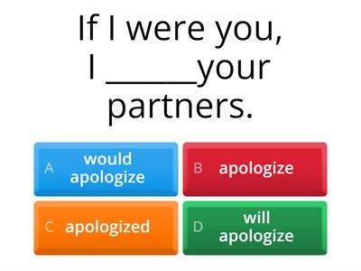 Grammar Review - Conditional Sentences Type 1 & Type 2