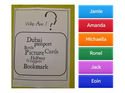 Who Am I - Secondary English 