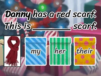 possessive adjectives clothes