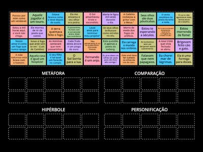  Metáfora/Comparação/Hipérbole/Personificação - Figuras de Linguagem