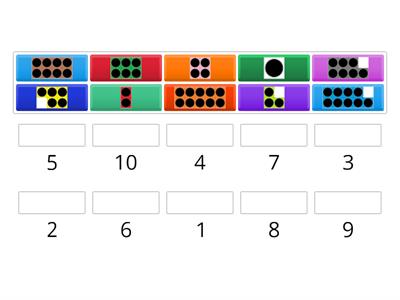 Les nombres de 1 à 10 et leurs Schematicos