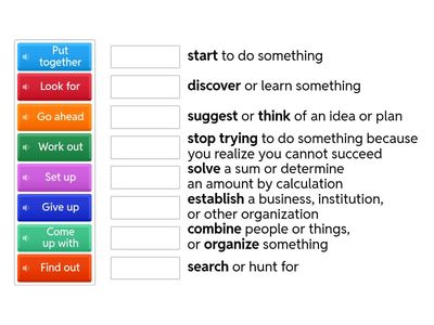 Phrasal verbs. Unit 9. Insight Elementary.