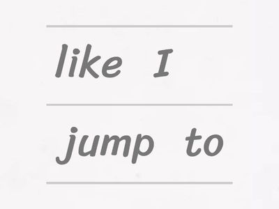 Sentence Sight Words