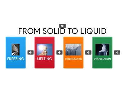 CHANGING STATES OF MATTER 