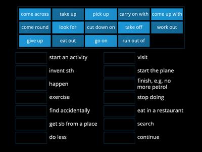 Phrasal verbs