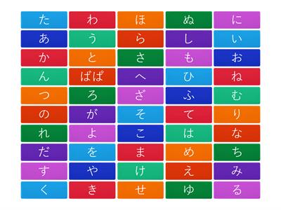 Hiragana all