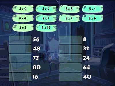 8 times table game