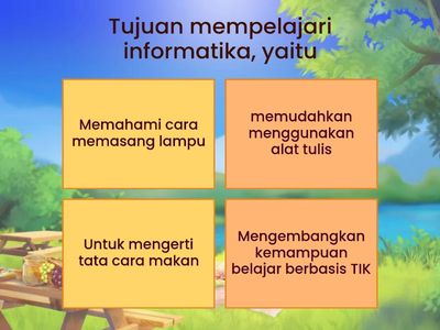 Soal Informatika BAB 1 IX Semester 1