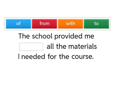 Prepositions ADVANCED