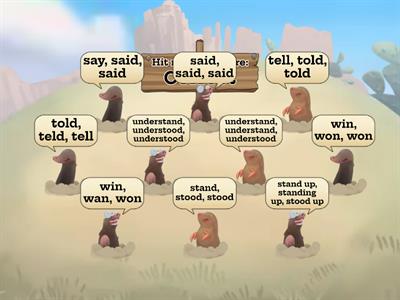 Same preterit and past participles forms - 8th grade