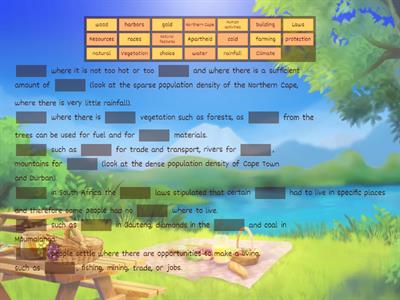 Why people live where they do