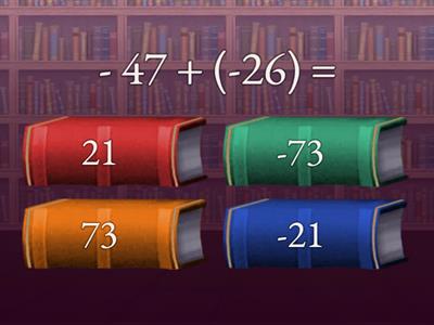 positive and negative number