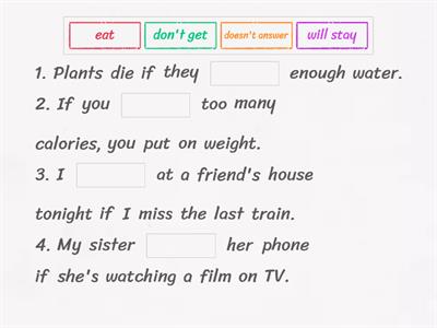Zero and first conditionals, future time clauses