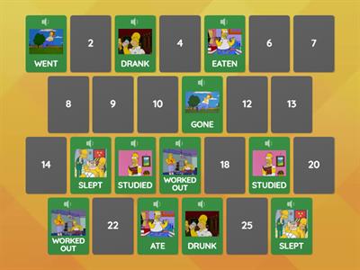  VERBS PAST/ PAST PARTICIPLE