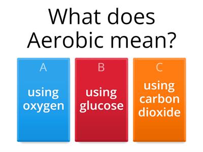 Respiration Quiz National 4