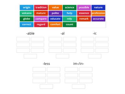  Словообразование adj