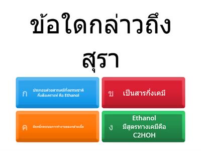 แบบทดสอบทบทวนความรู้หลังเรียน