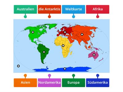 Die Erdteile / Kontinente