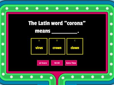 Coronavirus Quiz for Primary School Students