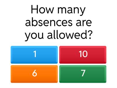 Syllabus + Policies Quiz (ELW 5)