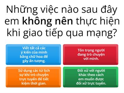 ỨNG XỬ TRÊN MẠNG
