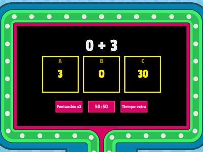 Combinaciones 1, 2 y 3.