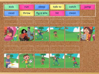 Kid's Box 2 Unit 5 - action verbs