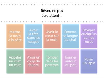 Les expressions idiomatiques (B1)