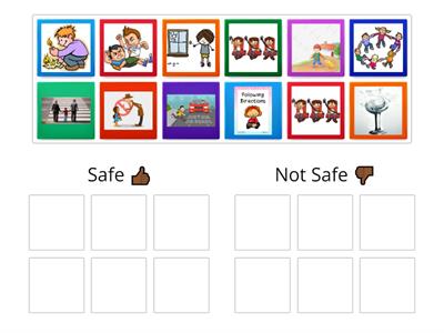 Safe vs unsafe situations - Teaching resources