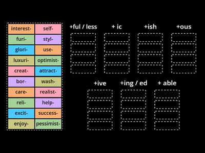 Spotlight 8, Module 1: word formation