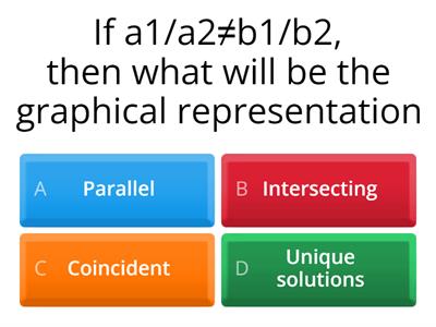 Pair of linear equations in two variables