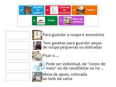 Partes da casa - Quarto