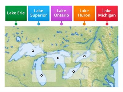  Great Lakes Map Label