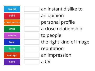 Impression (collocations)