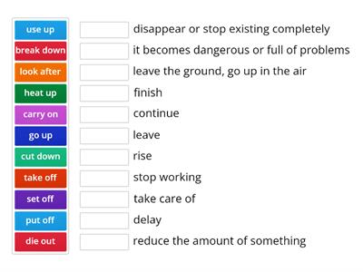 Solutions pre intermediate 4E Phrasal verbs