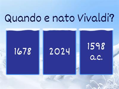 Quiz su Vivaldi Antonio