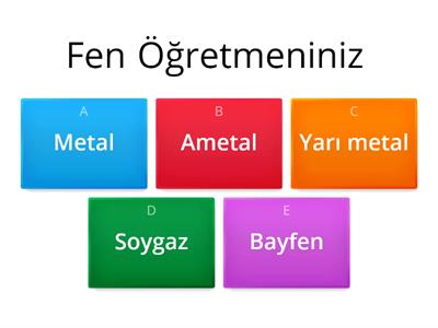 84-Metal-Ametal-Yarımetal Etkinliği