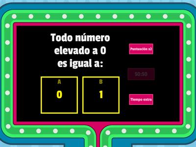 Propiedades de la potenciación