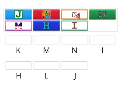 Letter Match H-N