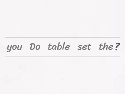 Present Simple Questions